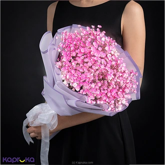 Pink Whisper Baby`s Breath Bouquet  Online for flowers