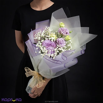 Purple Charm Lisianthus Bouquet  Online for flowers
