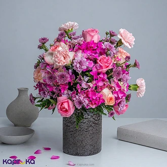 Velvet Petal Vase Arrangement For Mother?s Day  Online for flowers