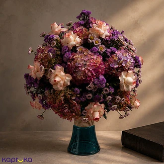 Rosewood Bloom Vase Arrangement Buy Flower Delivery Online for specialGifts