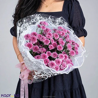 Purielle 10 Purple Chrysanthemum Bouquet  Online for none