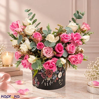 Roseluxe 12 White  13 Pink Roses Flower Arrangement  Online for flowers