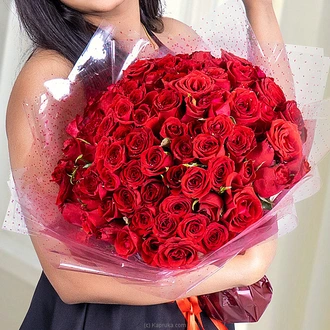 100 Red Rose Bouquet  Online for none