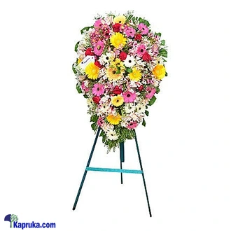 Funeral Wreath - C with Stand Buy Flower Delivery Online for specialGifts