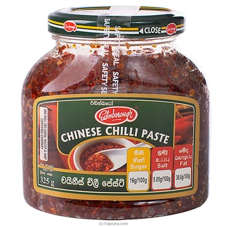 Edinborough Chinese Chilli Paste Bottle 325g - Condiments  Online for none
