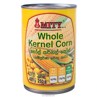Mity Whole Kernal Corn Tin 425g Buy Mity Online for specialGifts