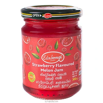 Edinborough strawberry flavoured melon jam bottle 300g - bakery  Online for none