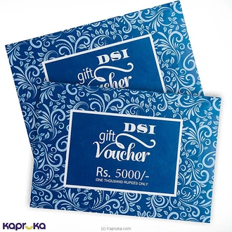 RS.1000 DSI Gift Voucher  Online for none