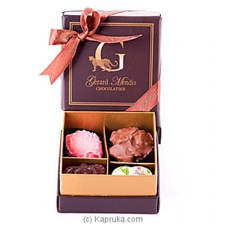 4 Piece Chocolate Box (paperboard)(gmc)  Online for none