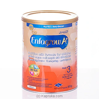 Enfagrow A+ Stage 3 Vanilla 800g - Mead Johnson - Dairy Products  Online for none