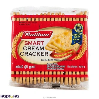 Maliban Smart Cream Cracker 330g - Confectionery And Biscuits  Online for none