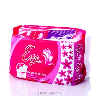 Eva Cotton Feel Wings 10 Sanitary Napkins - Wellness  Online for none