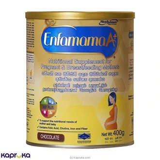 Enfamama A+ Nutritional Supplement for Pregnant and Breastfeeding Mothers Chocolate Flavor 400g Buy Mead Johnson Online for specialGifts