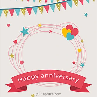 Anniversary Greeting Card  Online for none