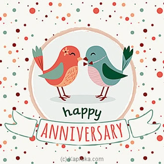 Anniversary Greeting Card  Online for none