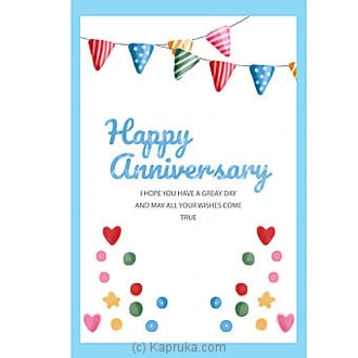 Anniversary Greeting Card  Online for none