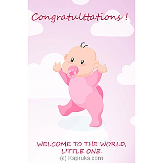 New Born Greeting Card  Online for none