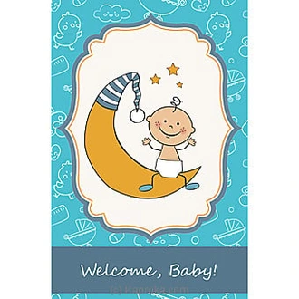 New Born Greeting Card  Online for none