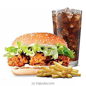 Spicy Chicken Burger - Meal  Online for none