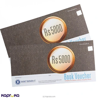 Sarasavi Bookshop Gift Vouchers  Online for none
