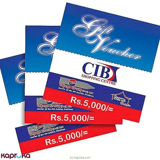 CIB Gift Voucher  Online for none