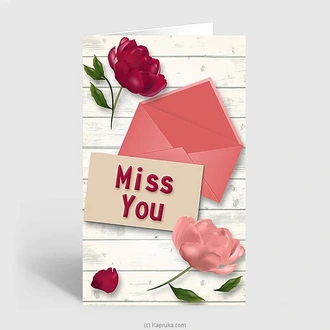 Miss You Greeting Card Buy Greeting Cards Online for specialGifts