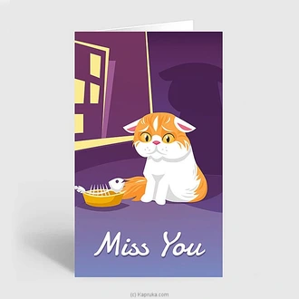 Miss You Greeting Card Buy Greeting Cards Online for specialGifts