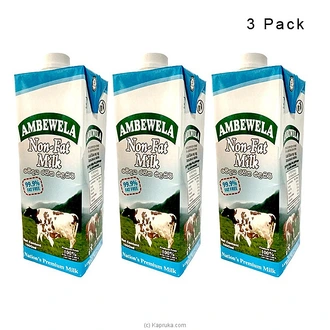 Ambewela Non Fat Milk - 1L - 3 Pack Buy Ambewela Online for specialGifts