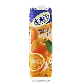 Fontana orange juice 100% natural -1l - juice / drinks  Online for none