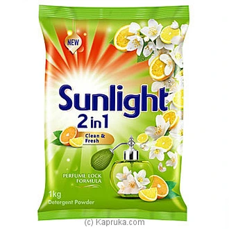 Sunlight Detergent Powder- 2 In 1 Clean And Fresh- 1 KG - Cleans  Online for none