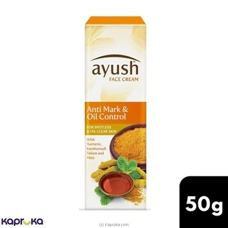 Ayush Anti Mark And Oil Control Face Cream 50g  Online for none