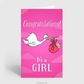 New Born Greeting Card  Online for none