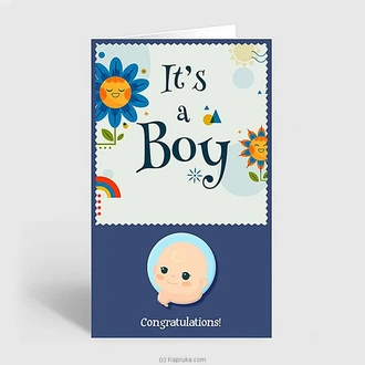 New Born Greeting Card  Online for none