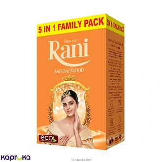 Rani Sandalwood Soap - 5 In1 Pack - Swadeshi - Cleansers  Online for none