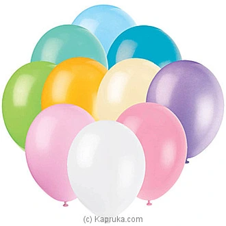 Assorted Pastel Latex Balloons 10 Pack Buy balloon Online for specialGifts