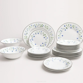 Dankotuwa Blue Rose Dinner Set- 21 Pieces Buy Dankotuwa Online for specialGifts
