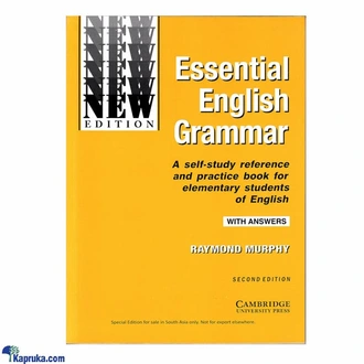 Essential English Grammar- Second Edition- Raymond Murphy - Cambridge University Press(mdg) at Kapruka Online