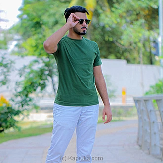 Lush Premium Crew Neck T-shirt - Forest Green Buy LUSH CLOTHING Online for specialGifts