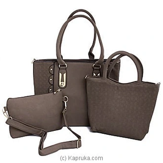 Women`s 3 Piece Handbag Set  Online for none