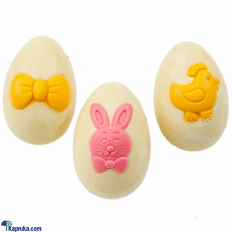 3 White Chocolate Easter Eggs - (GMC)  Online for none