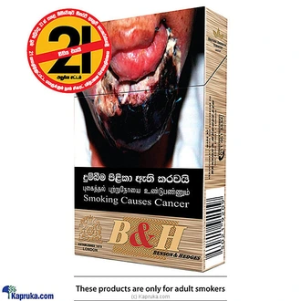 Benson And Hedges- 20 Cigarettes Pack Buy Online Grocery Online for specialGifts