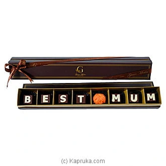 `BEST MUM` 8 Piece Chocolate Box(GMC) Buy GMC Online for specialGifts