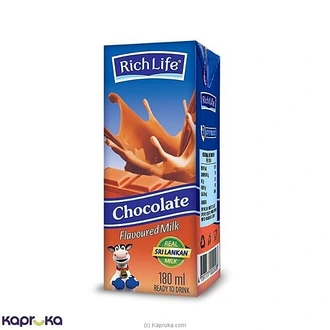Rich Life Chocolate Flavoured Milk -180 Ml Buy Richlife Online for specialGifts