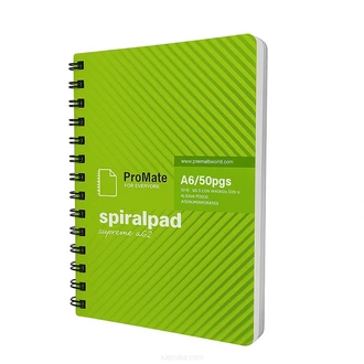 Promate A6 Note Book With Spiral-50pgs- Soft Cover(mdg)  Online for none
