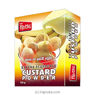 Motha Banana Flavoured Custard Powder -100g Buy Motha Online for specialGifts