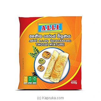 Alli thosai mixture 400g - flour / instant mixes  Online for none