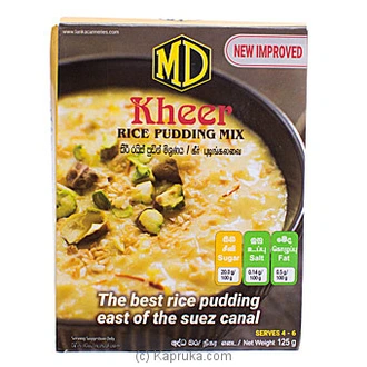 MD Kheer Rice Pudding Mix 125g Buy MD Online for specialGifts