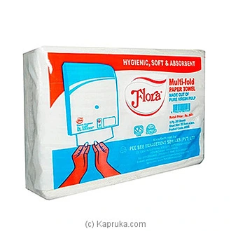 Flora Multi-fold Paper Towel 1ply 200`S - Cleansers  Online for none