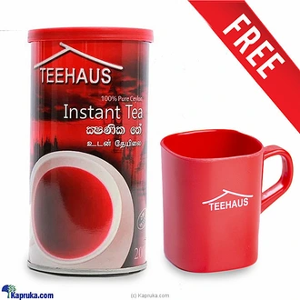 Teehaus 100% Pure Ceylon  Instant Tea Powder Tin-200g  +  Free Mug Buy Online Grocery Online for specialGifts