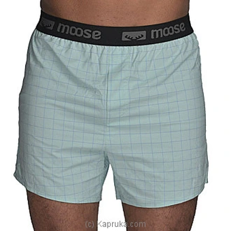 Men's Boxer Short Green Check at Kapruka Online